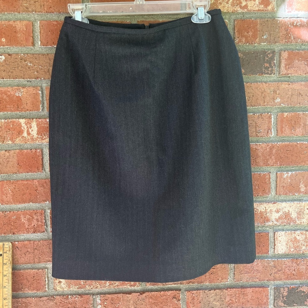 Like New Ralph Lauren Dark Gray Pencil Skirt